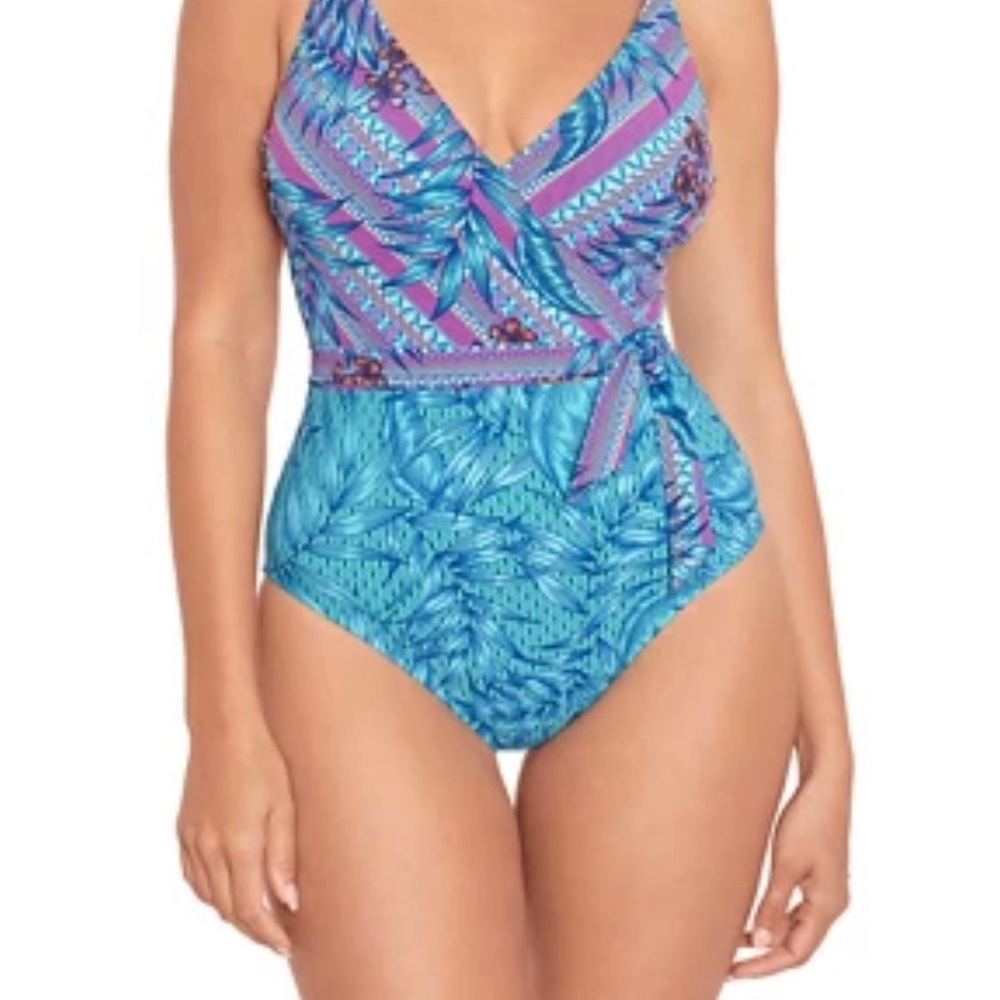 SKINNY DIPPERS ONE PIECE SWIMSUIT NWT, L